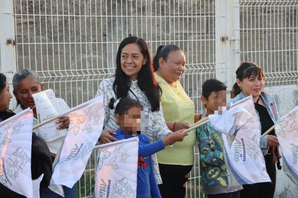 En San Alfonso, Atlixco, Ariadna Ayala inició obra para dotar de agua a centenas de familias