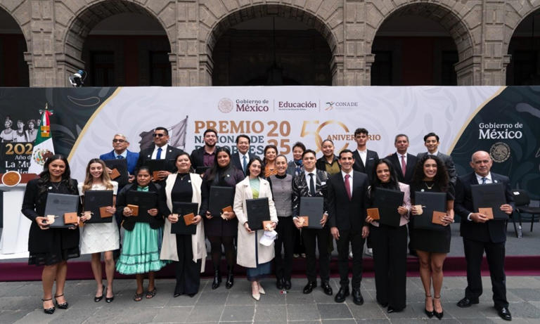Gracias por la alegría que le dan al Pueblo de México: Claudia Sheinbaum entrega Premio Nacional de Deportes 2025