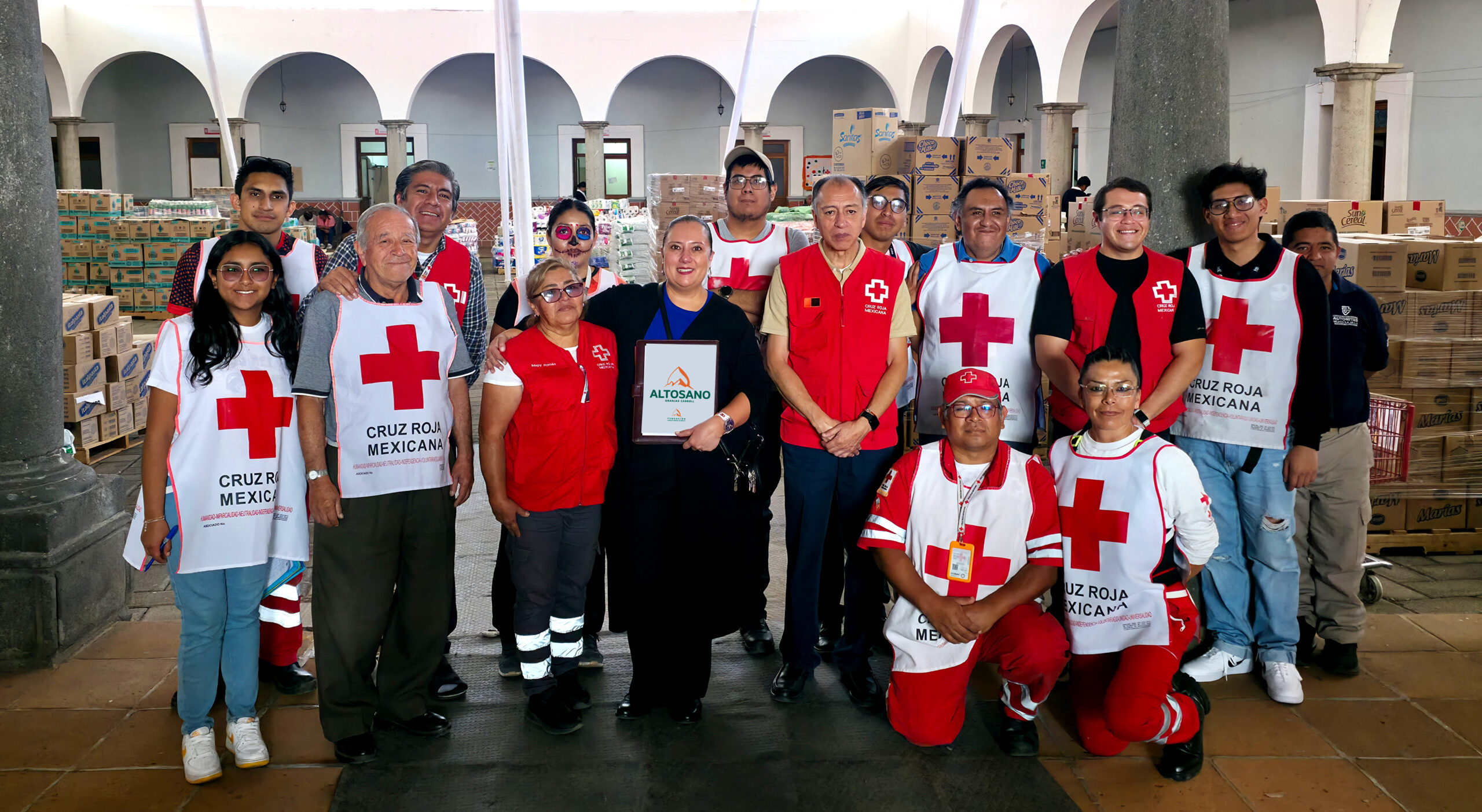 Fundación Granjas Carroll entrega despensas a Cruz Roja para ...