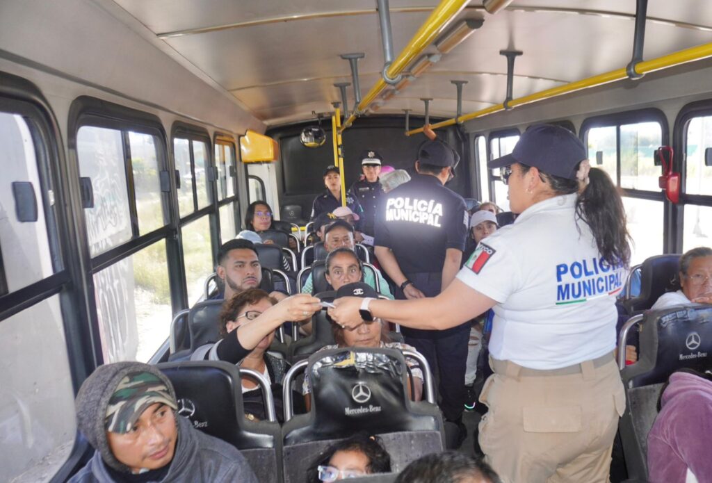 Secretaría de Seguridad Ciudadana Amozoc refuerza cercanía y prevención con “Pasajero Seguro”