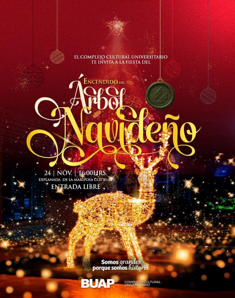 BUAP realizará encendido del árbol el 24 de noviembre