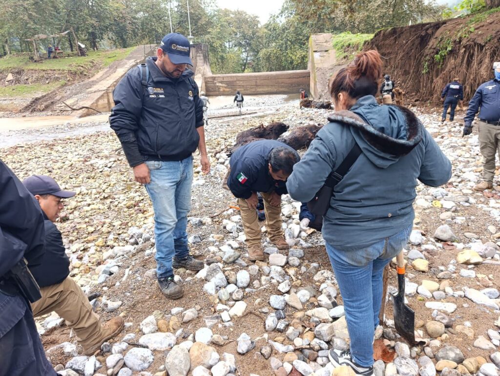 Sigue la búsqueda del menor desaparecido en las inundaciones de Huauchinango