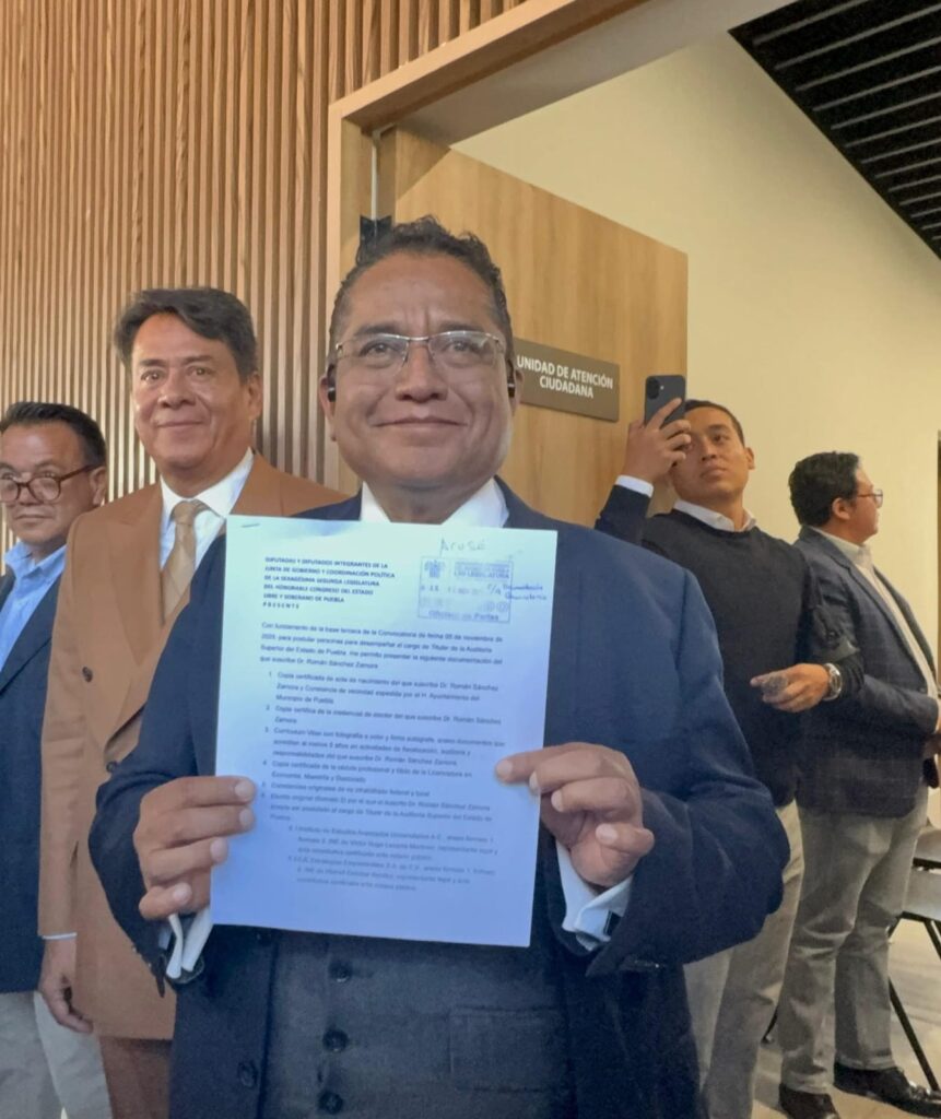 Video: Román Sánchez se apuntó en la Auditoría Superior del estado