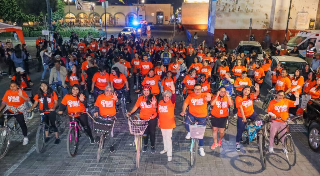 Tonantzin Fernández impulsa la Rodada por la Libertad: ¡En Cholula, la violencia se frena!