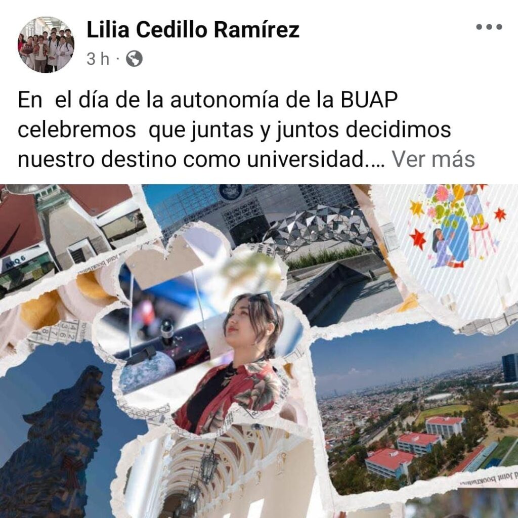BUAP, 69 años de autonomía universitaria: Lilia Cedillo