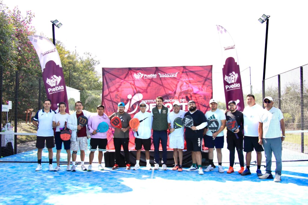 Realizan torneo de pádel 2025 en Puebla capital