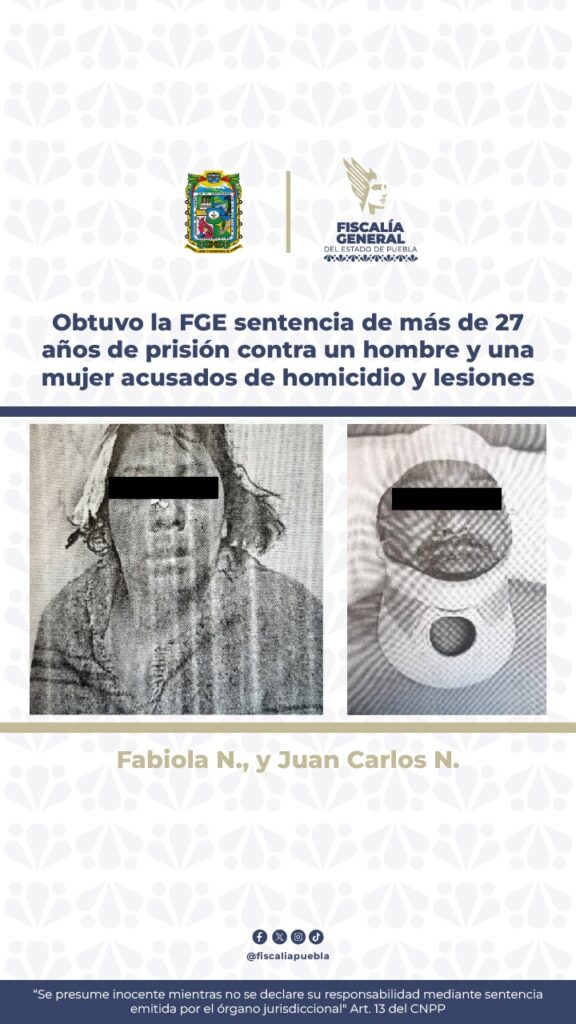 Fabiola instó a Juan Carlos a matar a uno y herir a otros en Amozoc