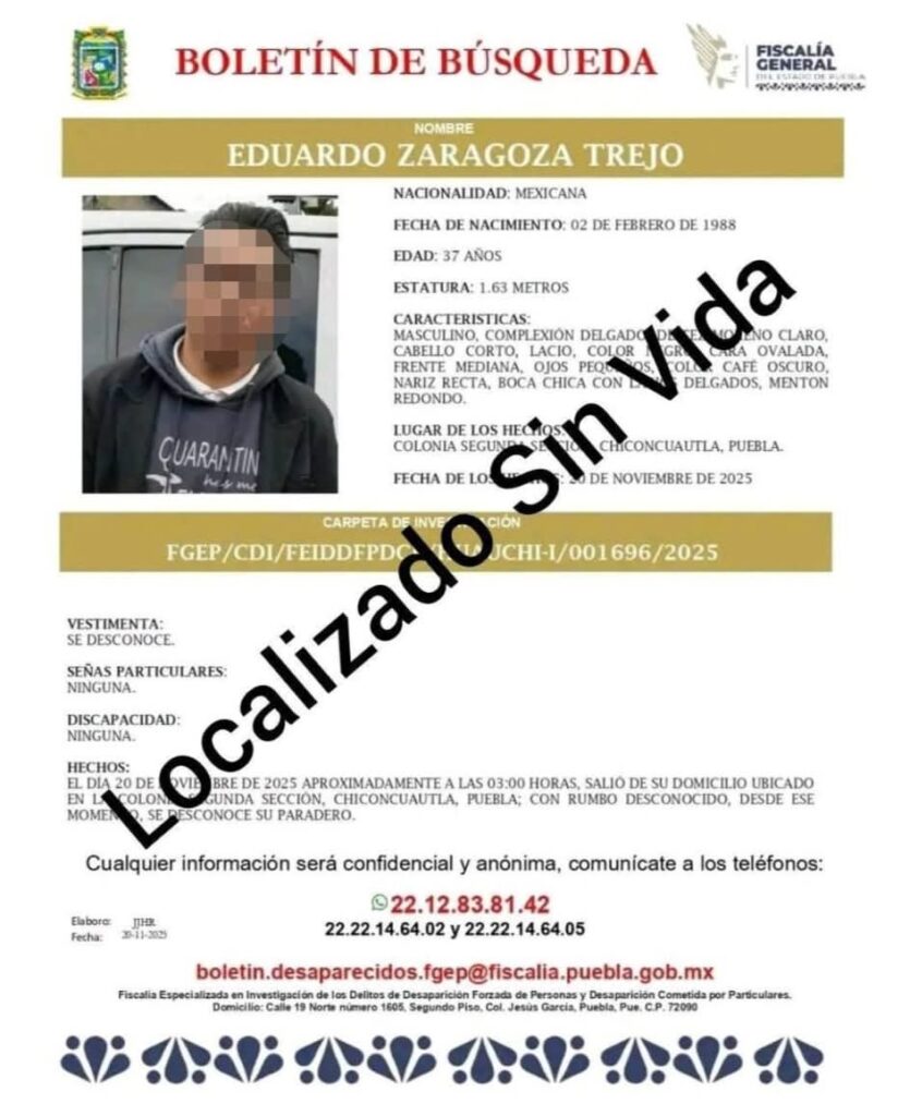 Hallazgo de tres cuerpos sin vida en la comunidad de Jilotzingo Zacatlán