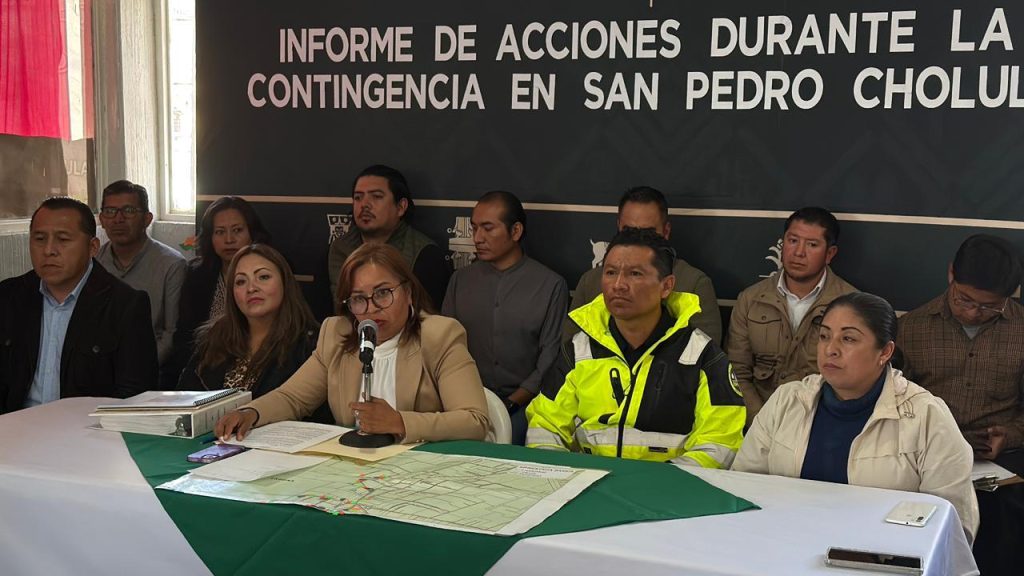 Nancy Valdez rinde informe sobre acciones ante la contingencia por lluvias en Ocoyoacac