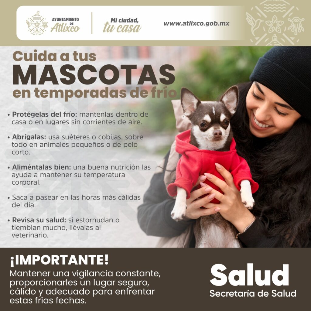 ¡Cuídate del frío!: Ayuntamiento de Atlixco
