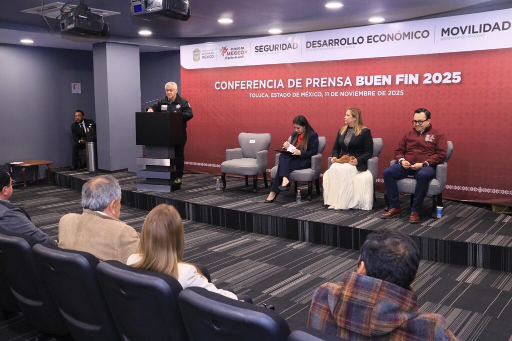 Gobierno del EdoMéx refuerza seguridad y movilidad ante el Buen Fin 2025
