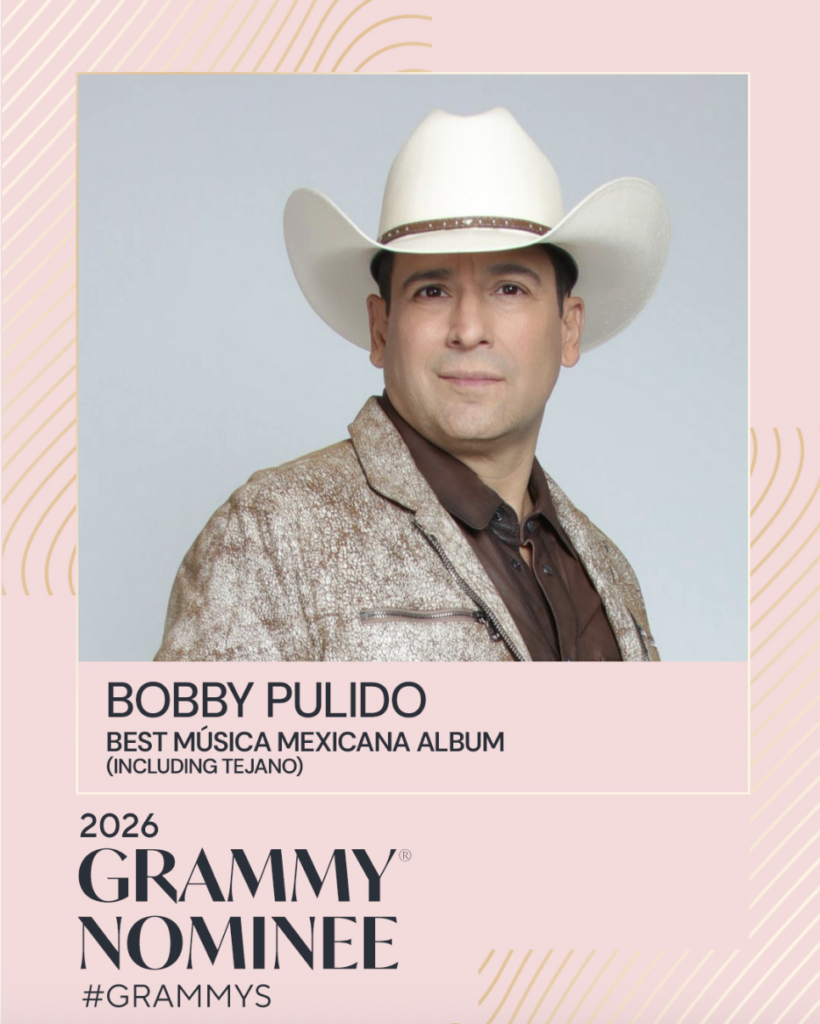 Bobby Pulido se despide por la puerta grande con nominación al Grammy Americano 2026