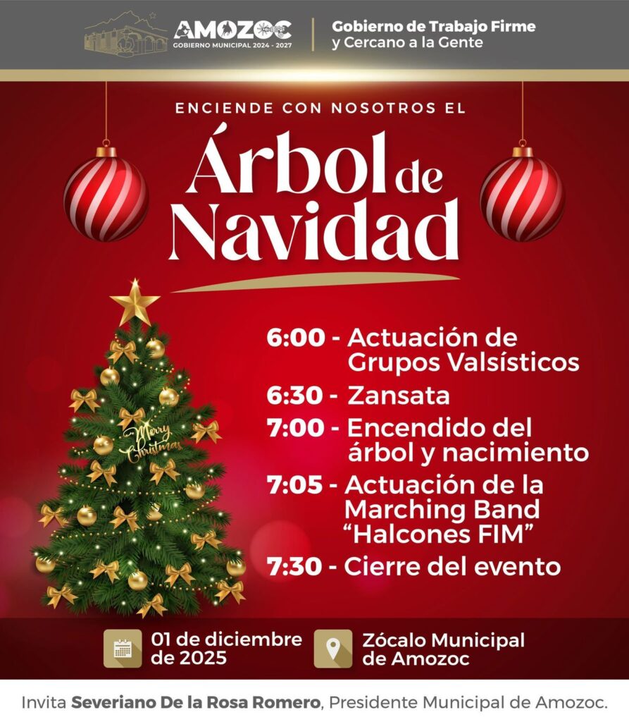 ¡La magia navideña llega a Amozoc!
