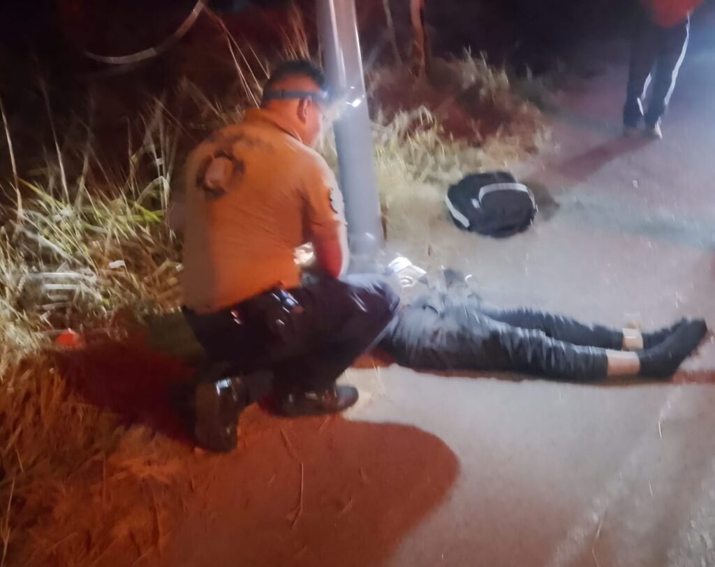 Murió motociclista sobre Periférico Ecológico en Amozoc 