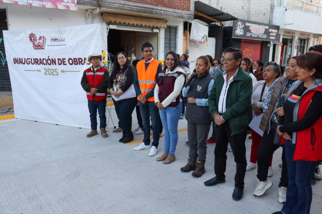 Tonantzin Fernández fortalece la movilidad con la inauguración de vialidades en San Pedro Cholula