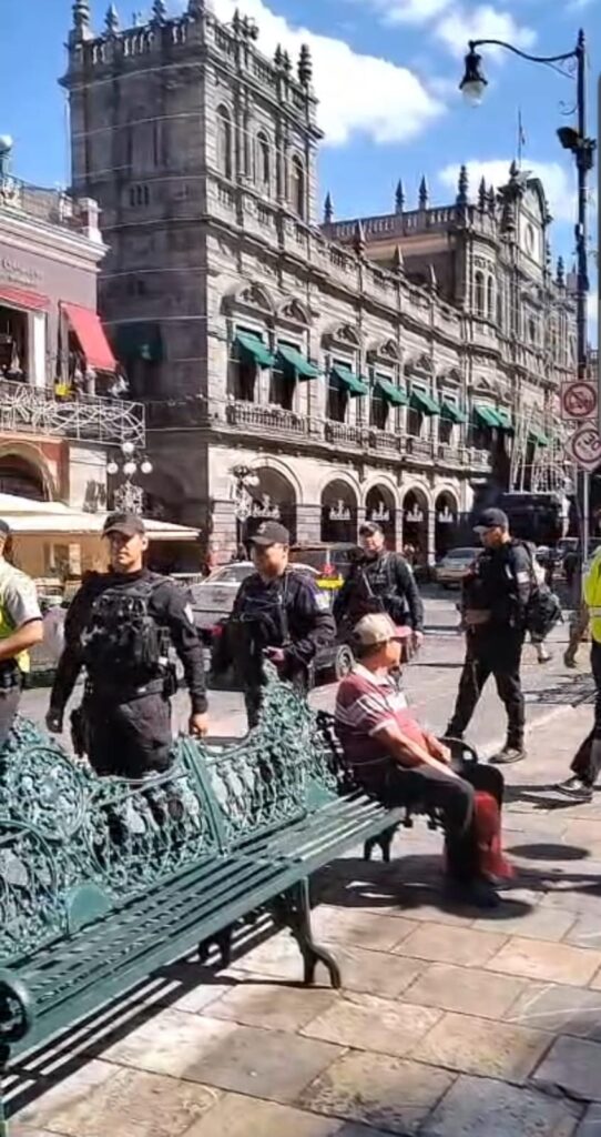 Realizan el operativo Puebla Segura en el Centro Histórico
