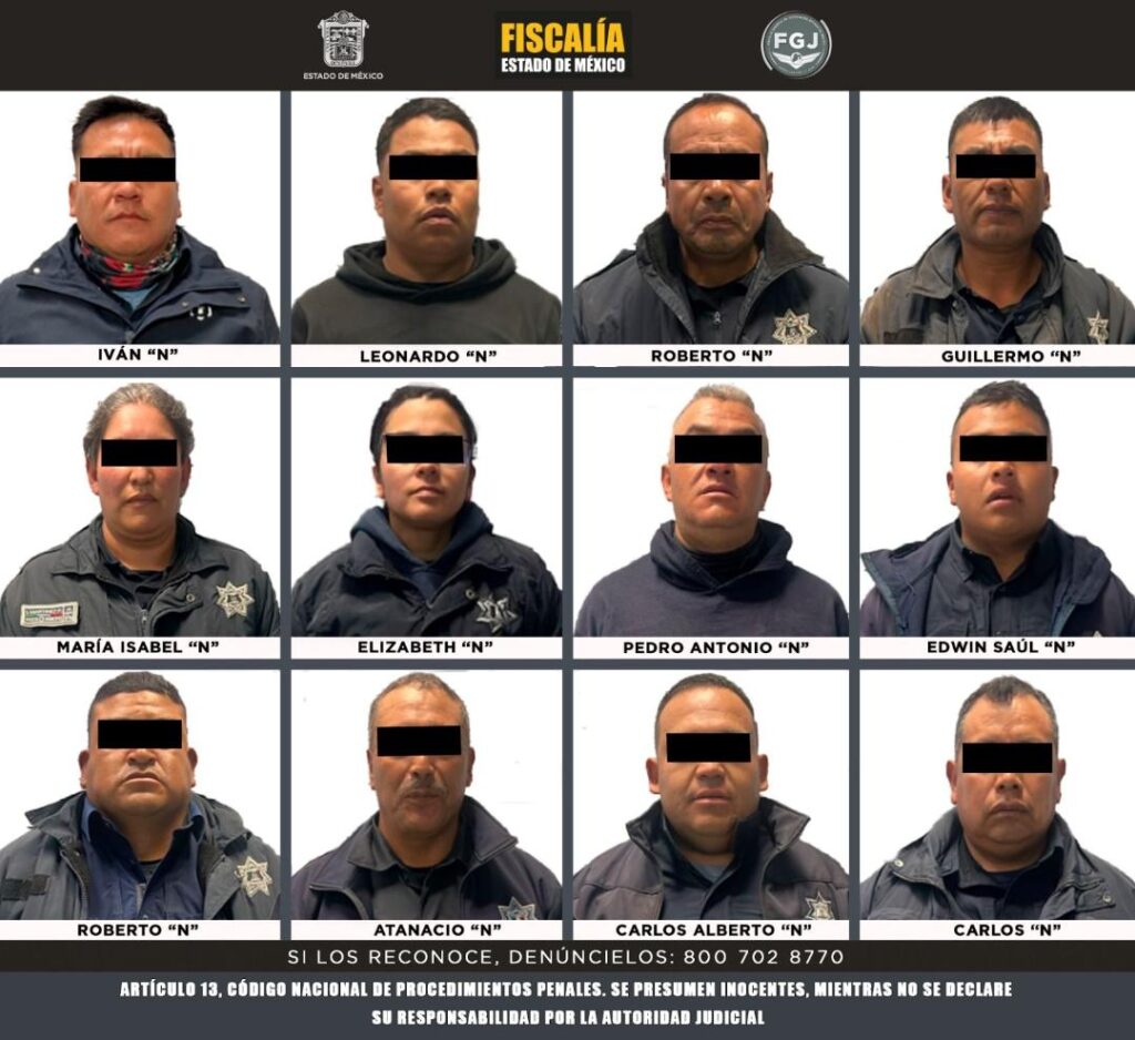 Procesan a 12 policías de Acambay por homicidio y tentativa de homicidio