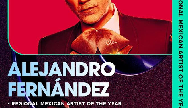 Alejandro Fernández arranca el año con nominación a iHeartRadio Music Awards 2026 como Artista Regional Mexicano del Año