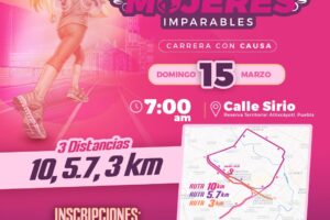 Invita a la Segunda Carrera “Mujeres Imparables 2026”