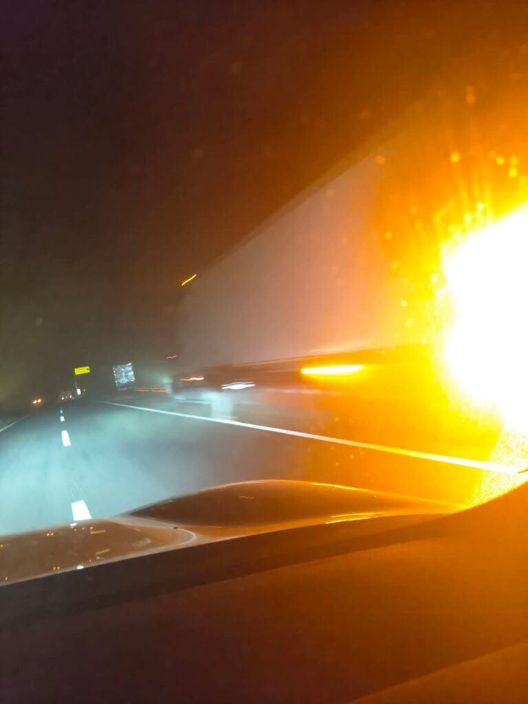 Se incendia caja seca en la autopista México-Tuxpan