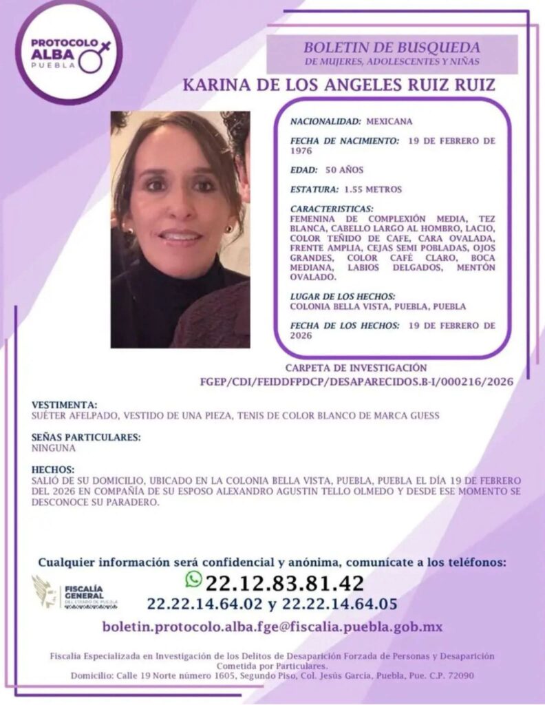 Instituto Oriente pide buscar a padres de familia desaparecidos 