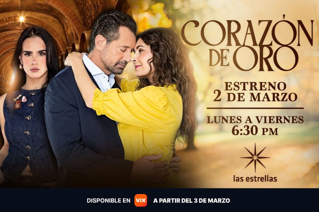 Ayer fue el estreno de “Corazón de Oro” a las 18:30 horas por “las estrellas”