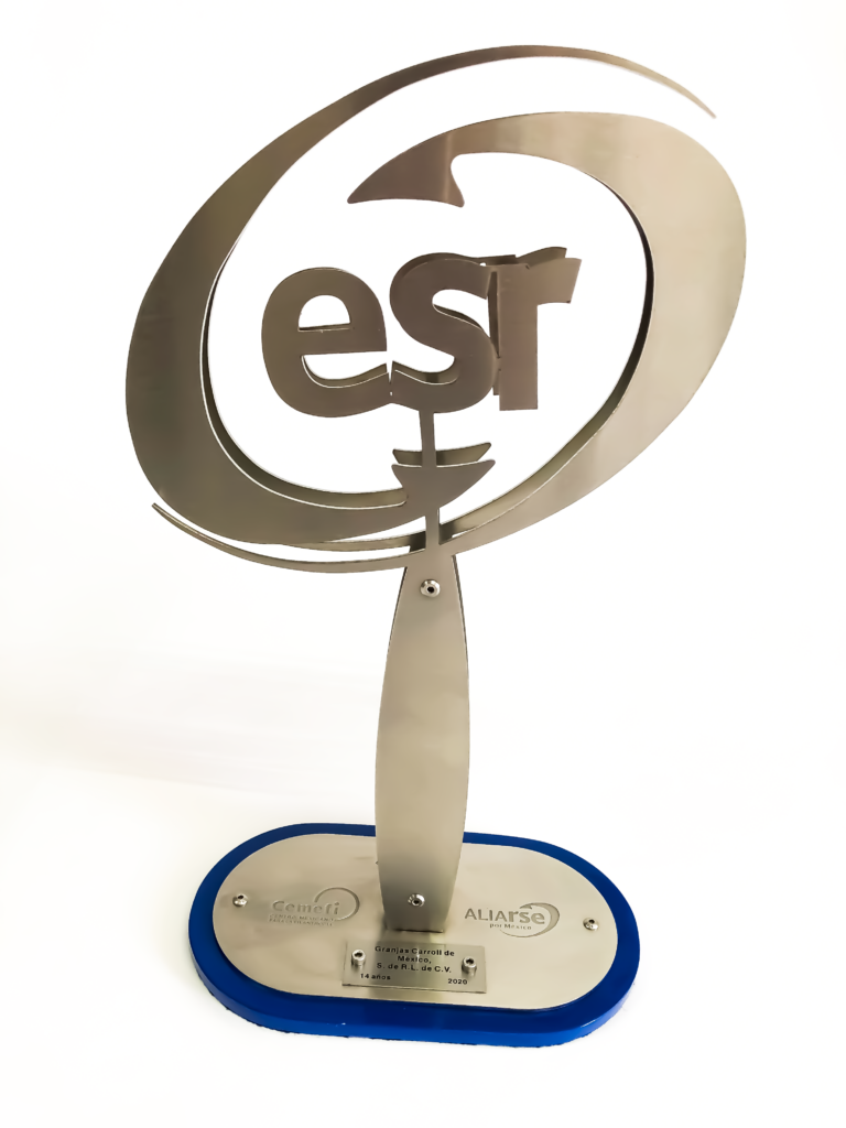 Recibe Altosano-Granjas Carroll distintivo ESR® durante 20 años ininterrumpidos