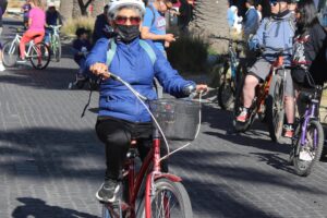 Arranca Mes de la Mujer con rodada en la capital poblana