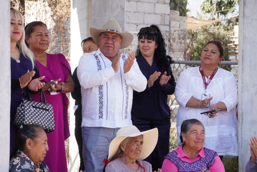 Agilizan la dotación de agua potable en la ex hacienda Concepción Capulac de Amozoc 