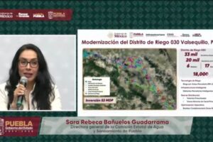 Presentan proyecto de tecnificación para el distrito de riego de Valsequillo