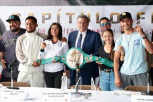 Mauricio Sulaimán presenta la pelea entre “bonita Sánchez” VS Tamara Demarco