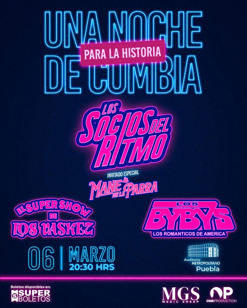 “Llegó el día esperado en que Puebla tenga “Una Noche de Cumbia para la Historia”