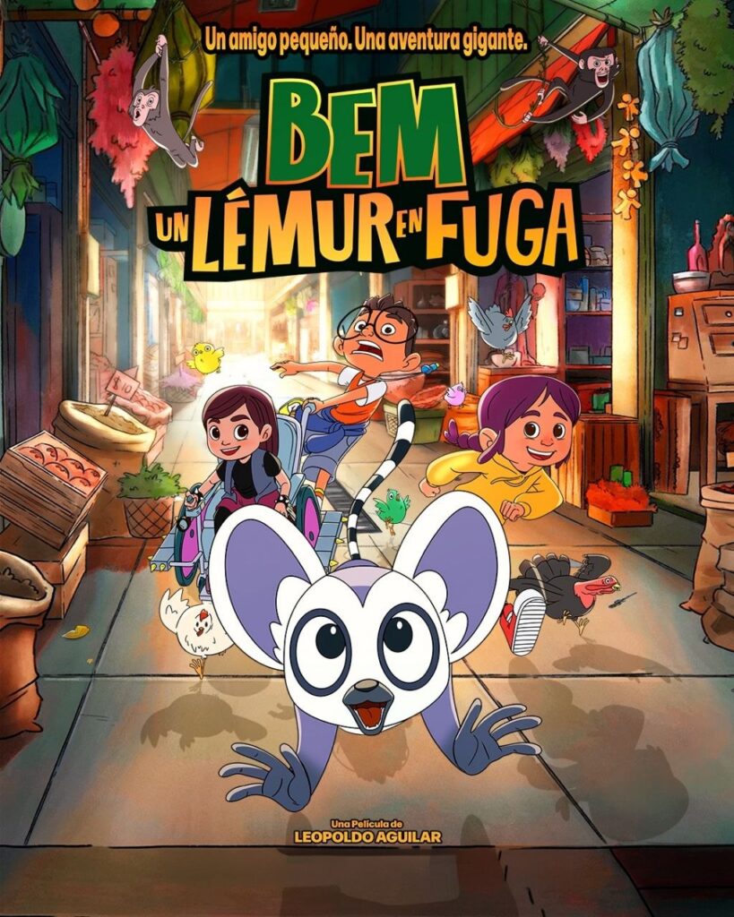 Celebremos el día del niño con la premier de “Bem, un lémur en fuga”