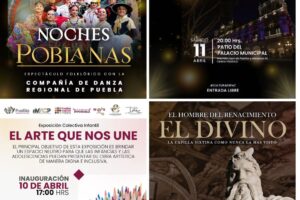 Cartelera cultural y artística de fin de semana en Puebla capital