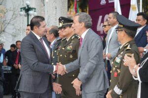 Encabezan Armenta y Chedraui ceremonia por aniversario 495 de Puebla