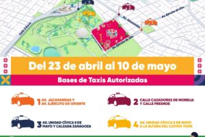 Implementarán 4 bases de taxi y 5 rutas de transporte en la feria de Puebla