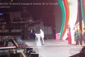 Video: Alejandro Armenta y Romel Pacheco inauguran las olimpiadas nacionales Conade