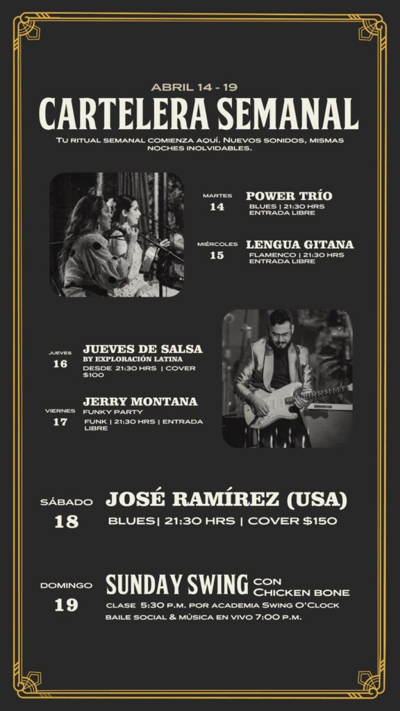 Semana de ritmo, improvisación y energía en vivo