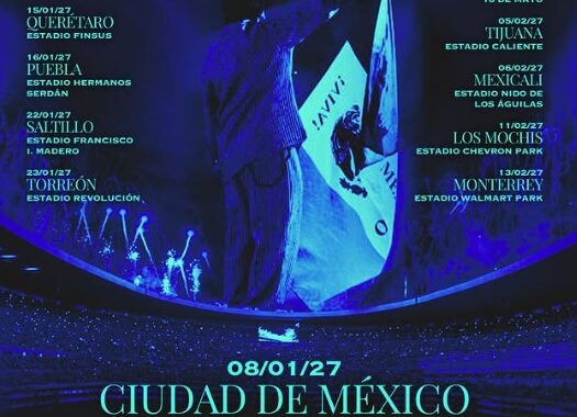 Junior H confirma fecha en CDMX y anuncia más conciertos con “Tour Estadios México 2027”