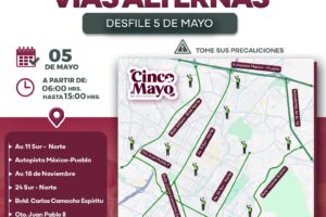 AVISO: Habrá muchos cierres de calles este 5 de mayo