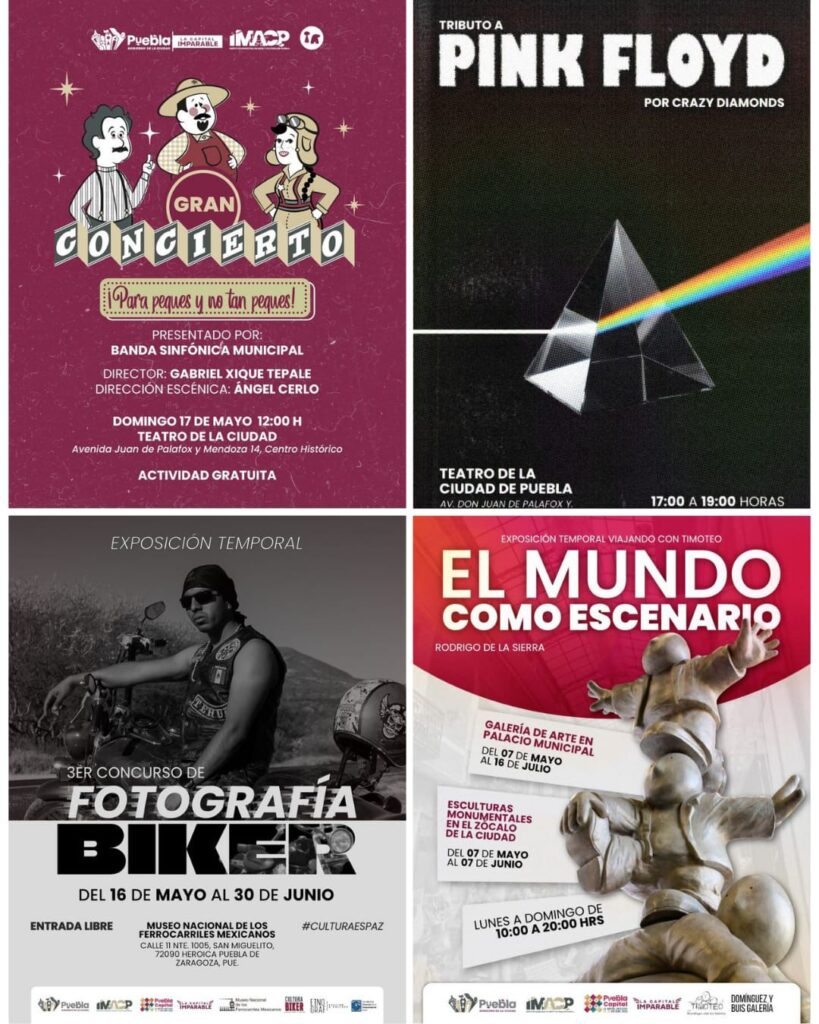 Vive un gran fin de semana cultural en Puebla capital 