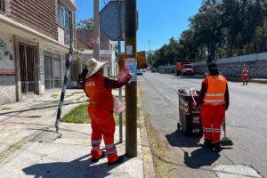 Ayuntamiento de Puebla explica acuerdo contractual de 24% en prestaciones directas y 4% de incremento al salario para personal de limpia