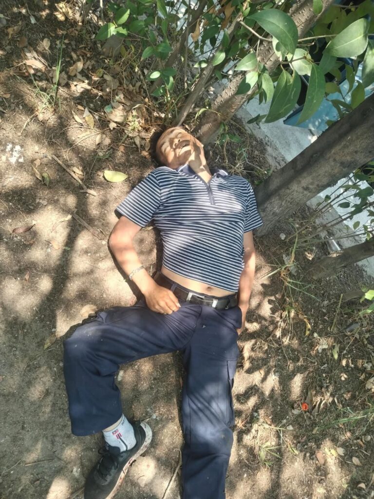 Hombre murió en plena vía pública de Amozoc