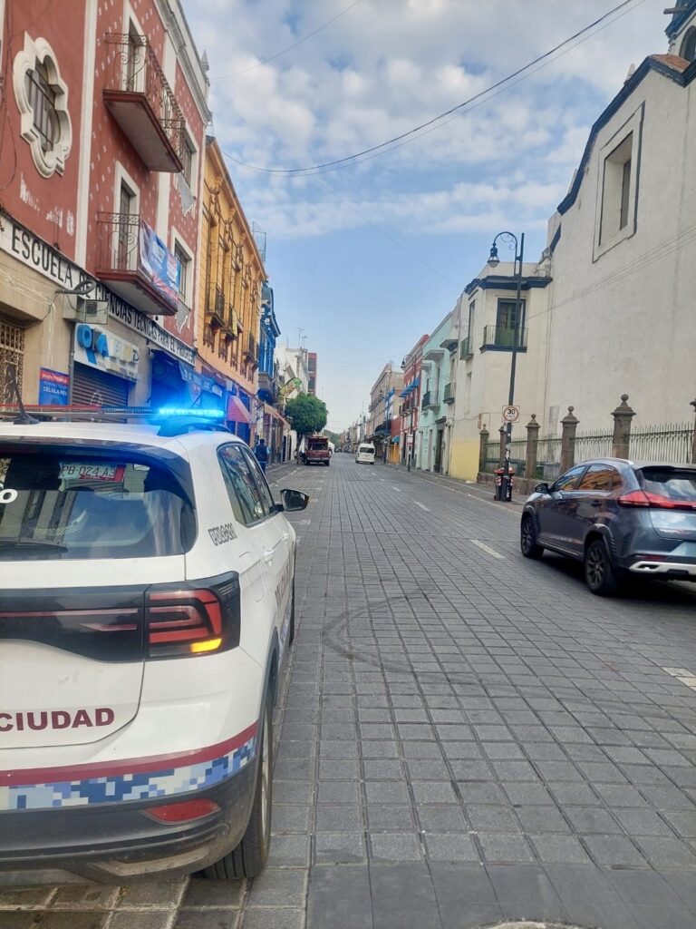 Quitan apartados del Centro Histórico en Puebla capital