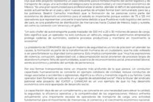 Coparmex avala el nuevo centro estatal de capacitación para transportistas de carga