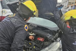 Atiende Protección Civil choque tras lluvia; un bebé, lesionado