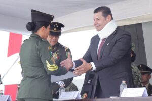 Alejandro Armenta refrendó alianza con la Guardia Nacional
