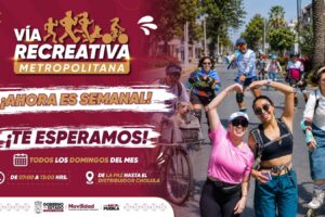 La Vía Recreativa ahora será semanal: SMT