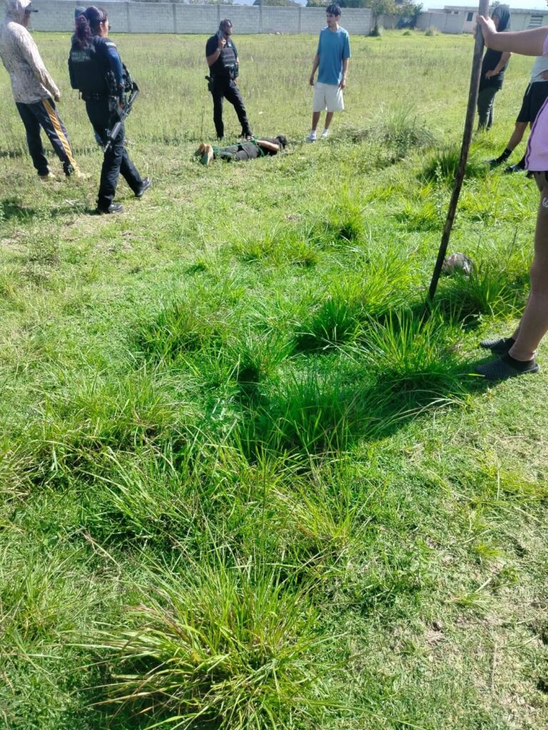 Detienen a presunto ladrón en Amozoc