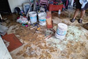 10 familias de la colonia de México 83, con graves afectaciones por las lluvias 
